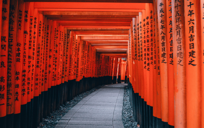 Fushimi Inari red gates in Kyoto