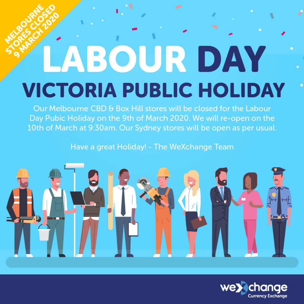 Victoria Labour Day Public Holiday WeXchange