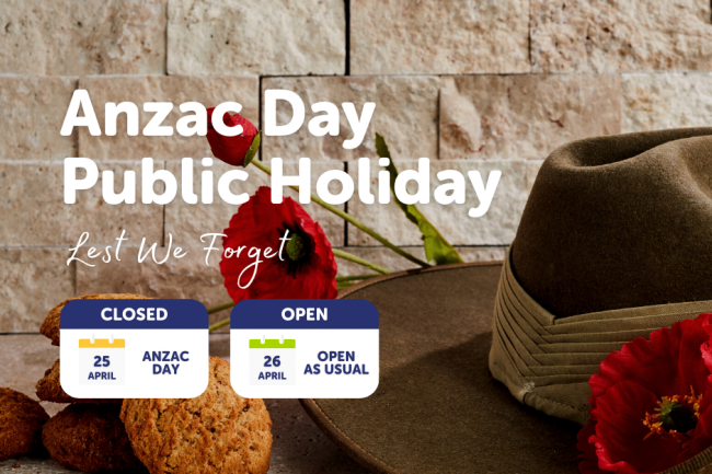 Anzac Day (1) Anzac Day Public Holiday Lest We Forget Closed Anzac Day 25th April