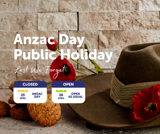 Anzac Day (1) Anzac Day Public Holiday Lest We Forget Closed Anzac Day 25th April