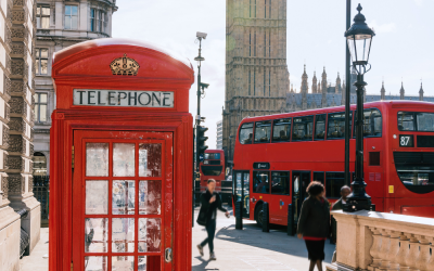 London telephone booth and big ben