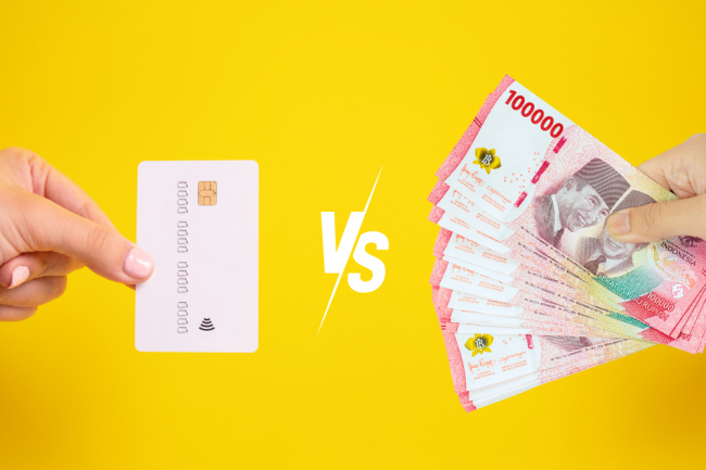 Card vs IDR Cash credit card and IDR cash